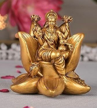 Golden Kamal Laxmi Ganesh Set - Samriidhhii Store