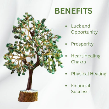 Green Aventurine Crystal Prosperity Tree - Samriidhhii Store