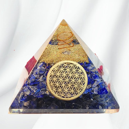 Lapis Lazuli Orgon Pyramid - Samriidhhii Store