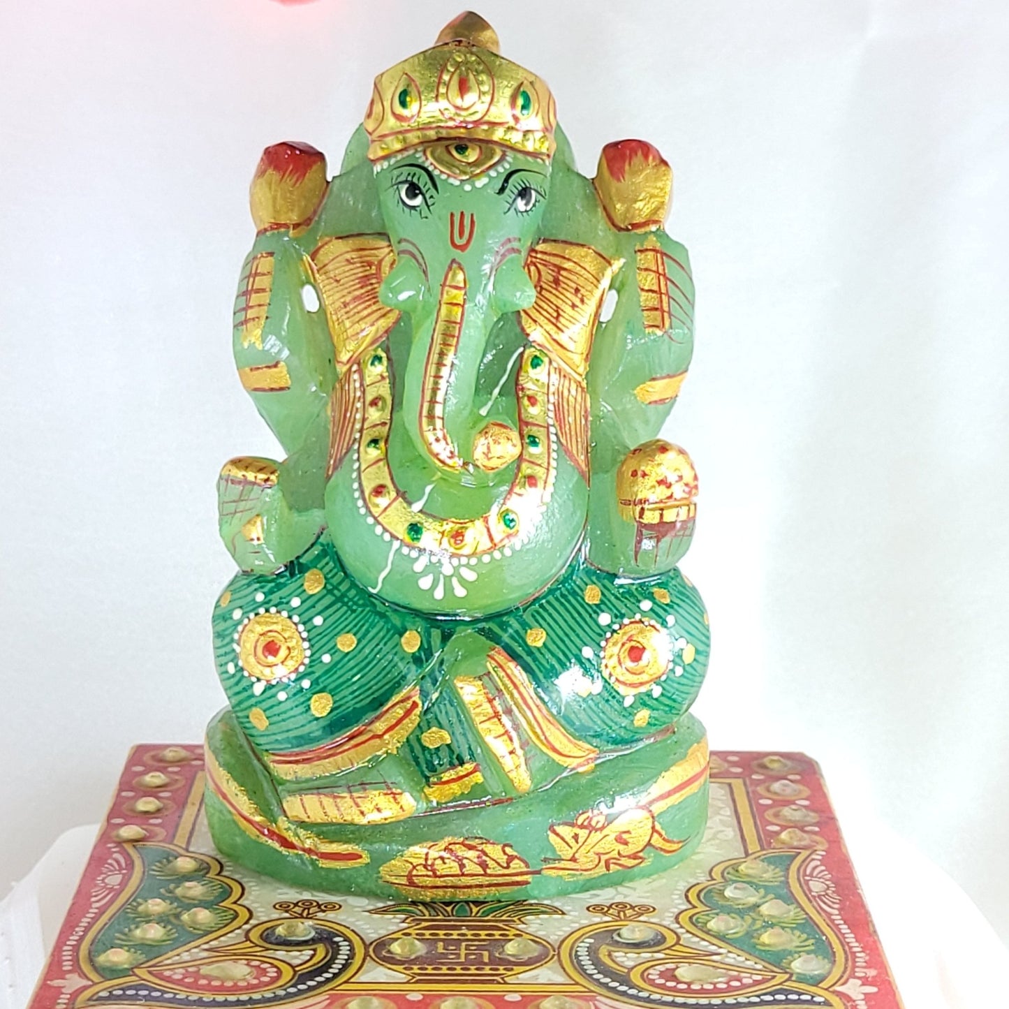 Green Aventurine Ganesha - Samriidhhii Store