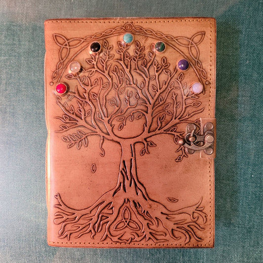 Hand Crafted Tree of Life Leather Diary - Samriidhhii Store