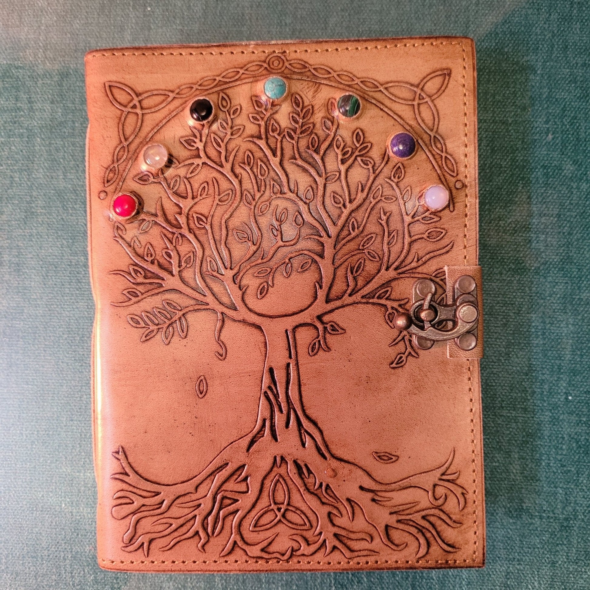 Hand Crafted Tree of Life Leather Diary - Samriidhhii Store