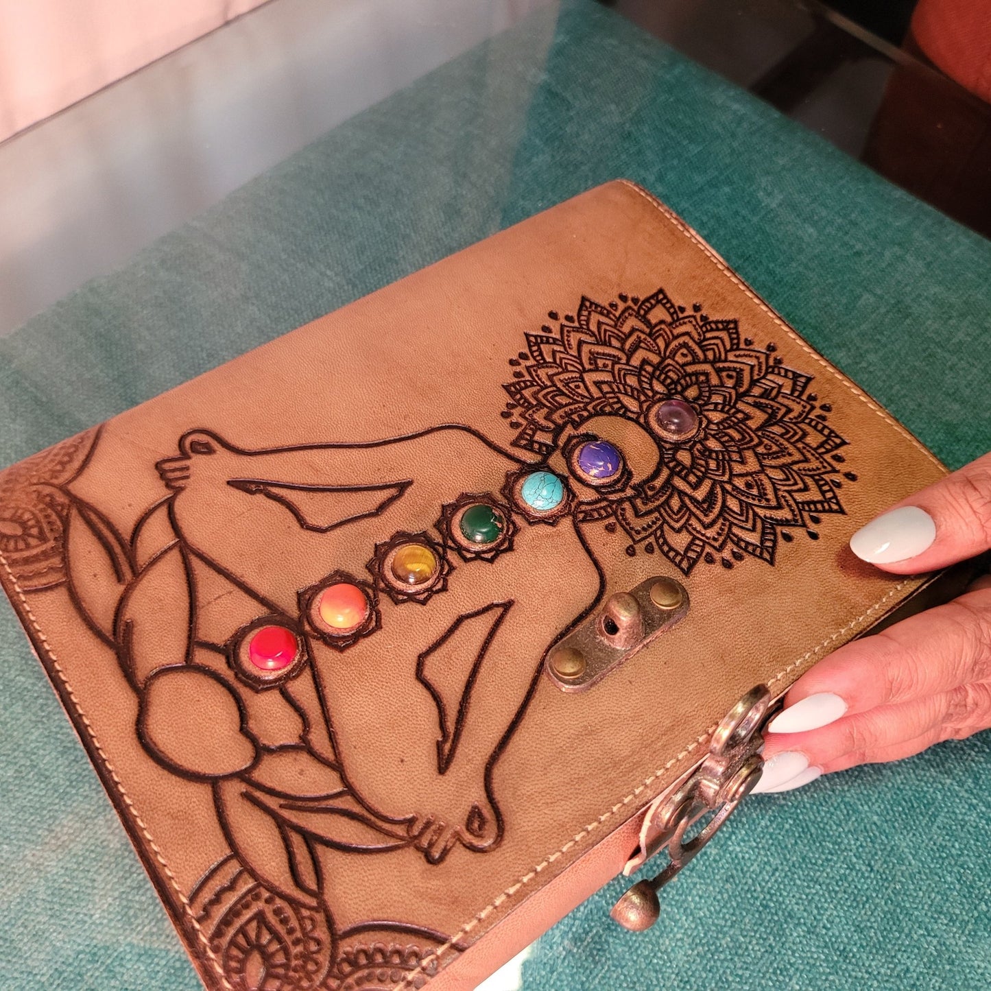 Seven Chakra Handmade Diary - Samriidhhii Store