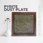 Natural Pyrite Crystal Stone Frame