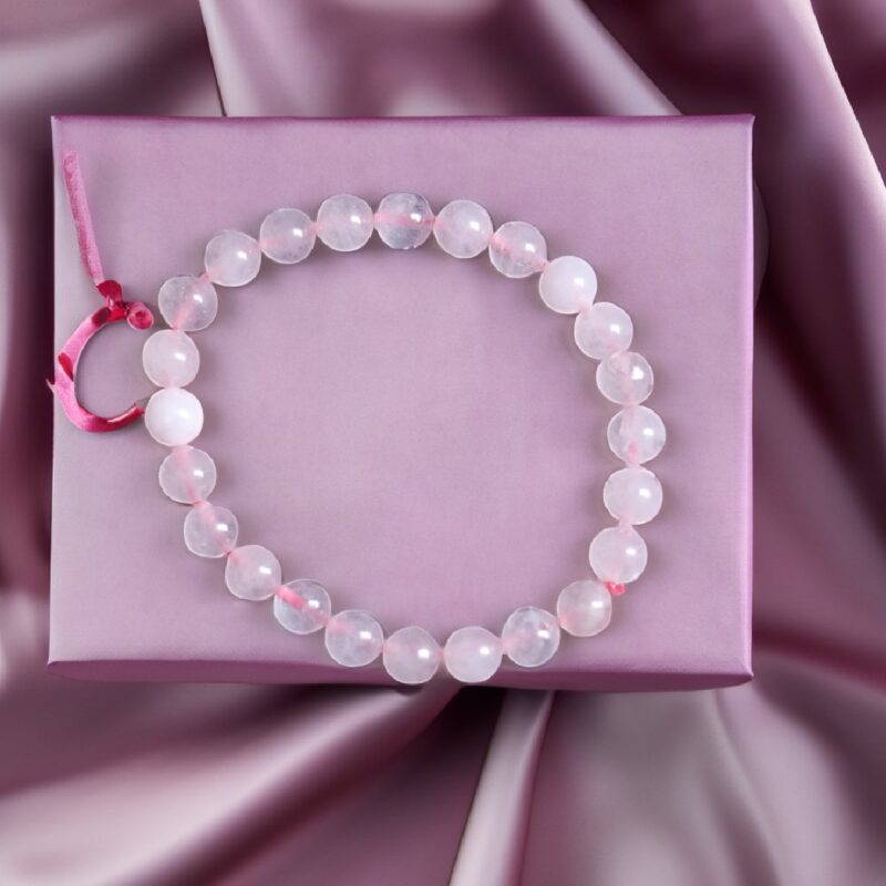 Rose Quartz Tumble Stretchable Bracelet